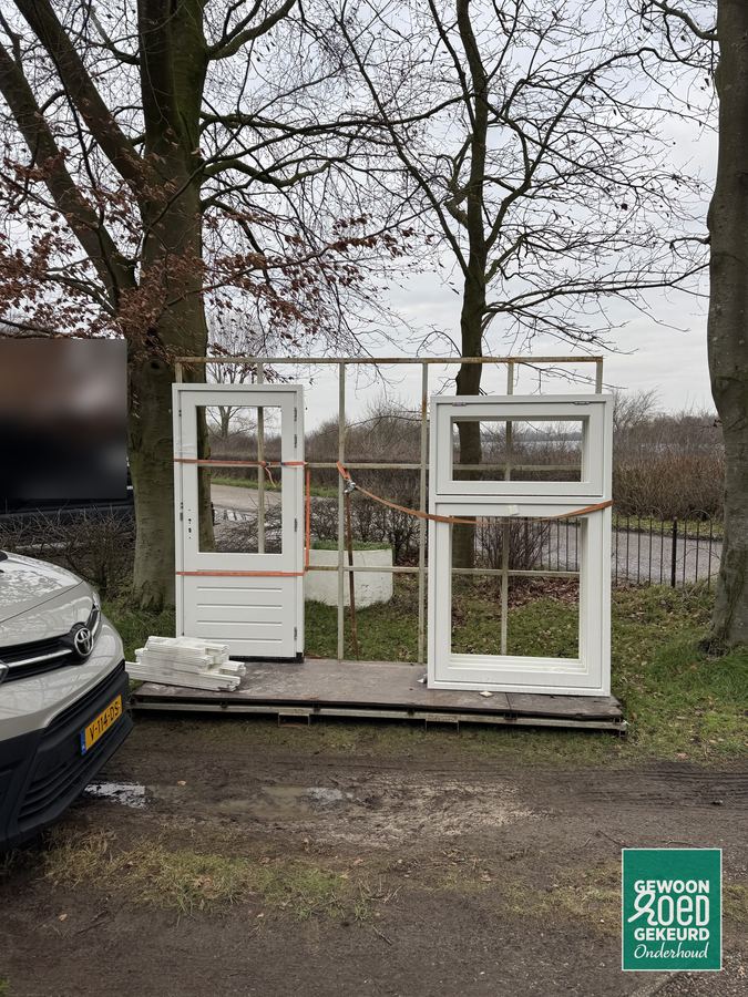 Levering nieuwe kozijnen