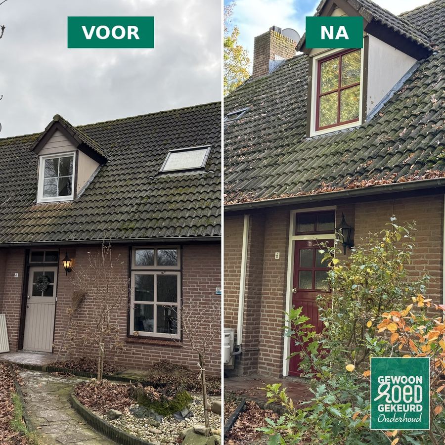Dakkapel voor en na